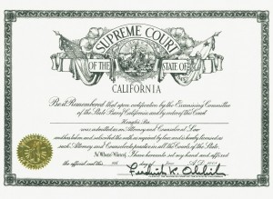 certificate california - web